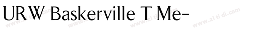 URW Baskerville T Me字体转换